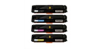 Complete set of 4 Canon 054H (BK/Y/M/C) Compatible High Yield Laser Cartridges